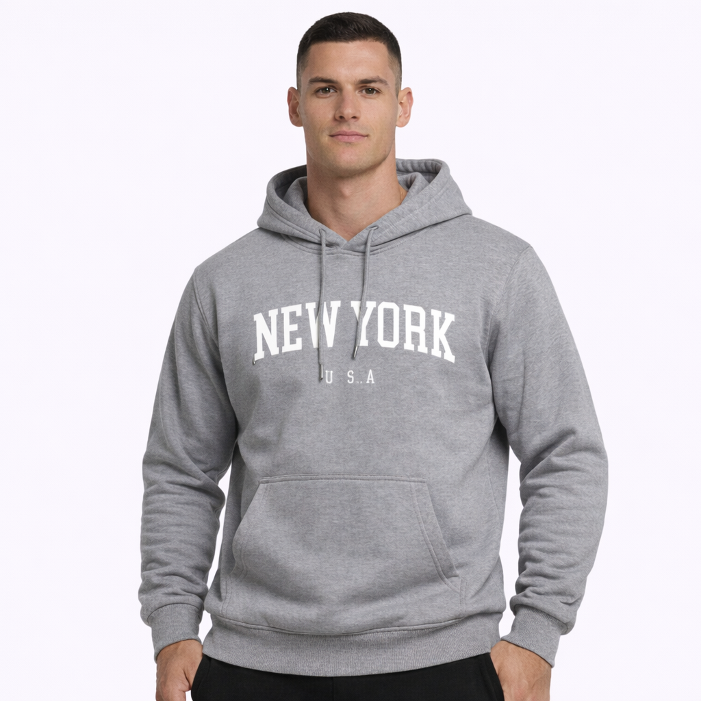 HypeWalk - Printed Hooded Sweatshirt Nova Echo