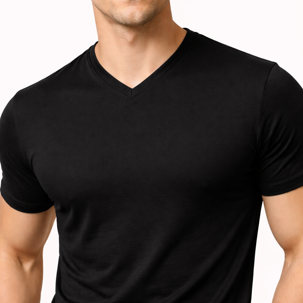 HypeWalk - Casual V-Neck T-Shirt Virel Ease