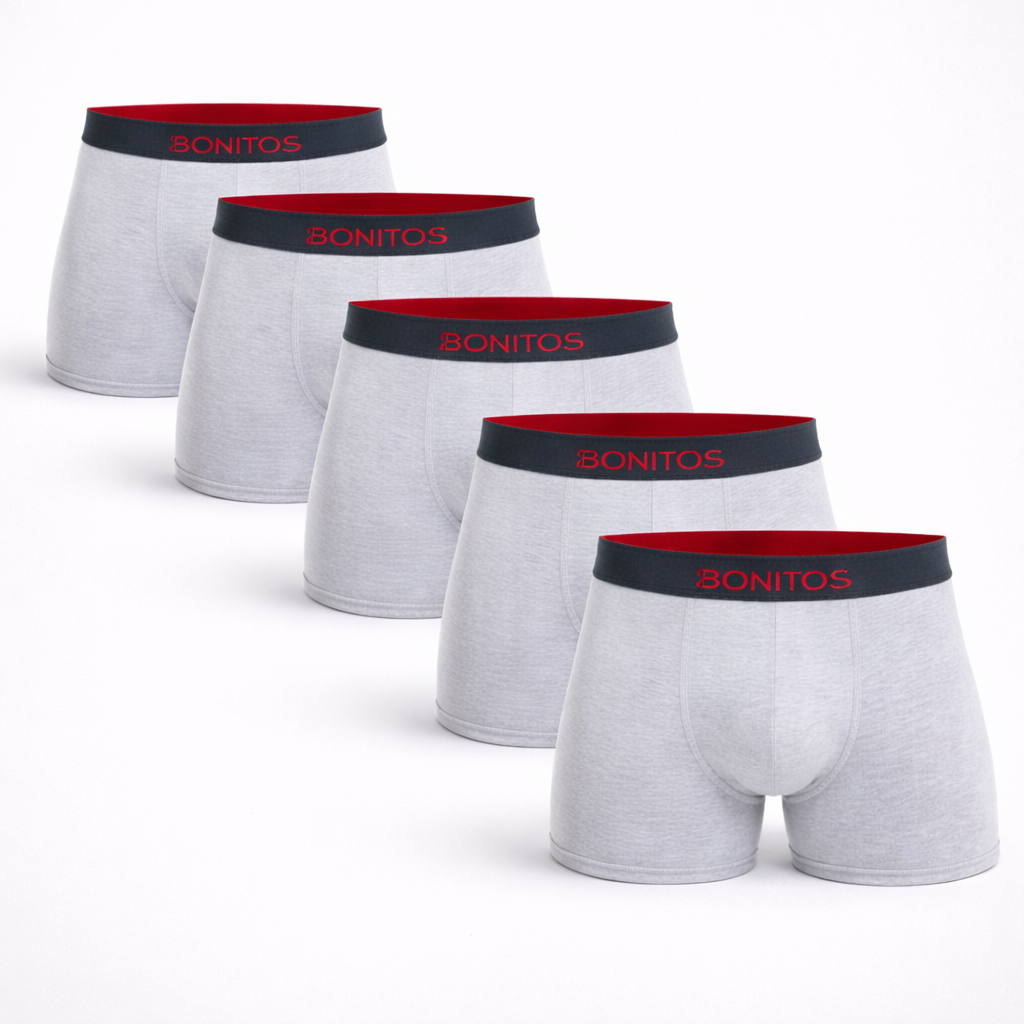 HypeWalk - 5 Piece Classic Cotton Boxer Briefs Set Prime Virel