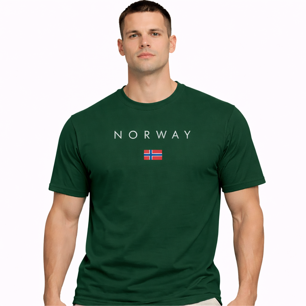 HypeWalk - Norway Print T-Shirt Virel Nordic