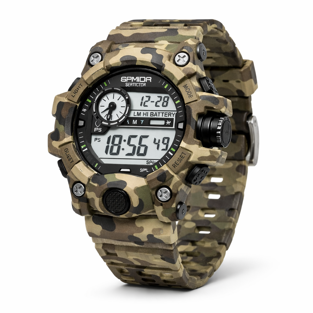 HypeWalk - Camouflage Digital Watch Virex Shadow