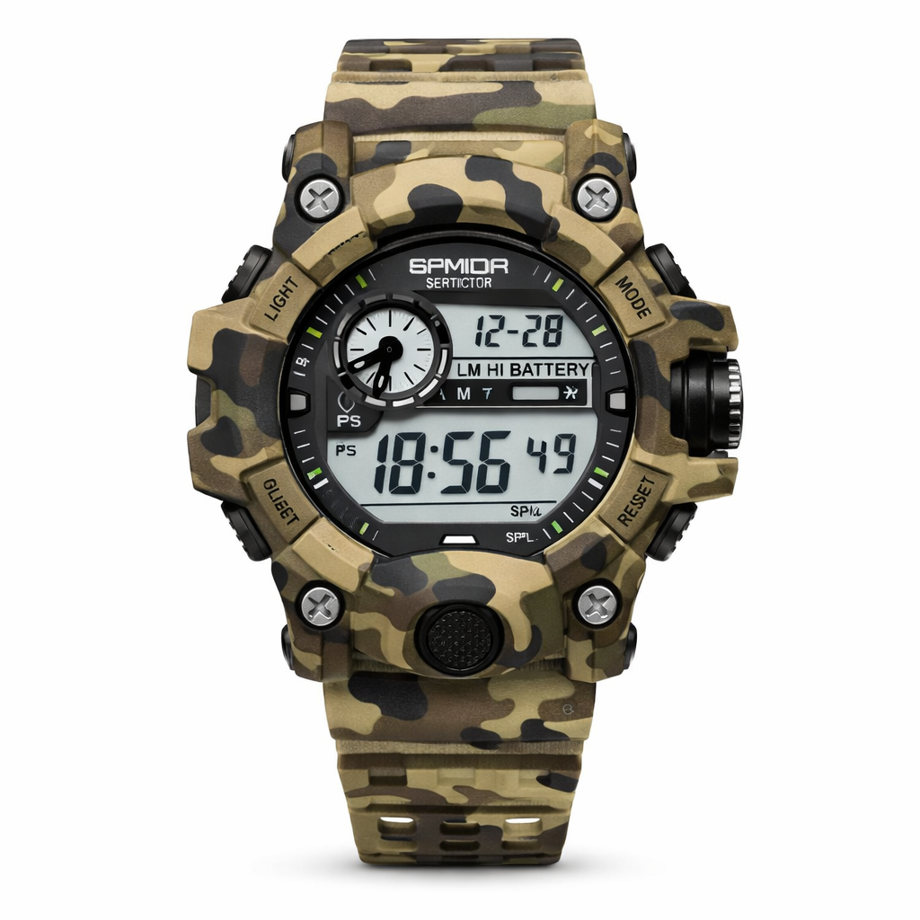 HypeWalk - Camouflage Digital Watch Virex Shadow