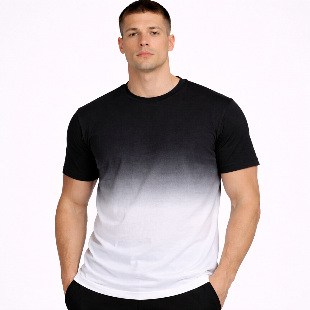 HypeWalk - Gradient Crewneck T-Shirt Nova Fade