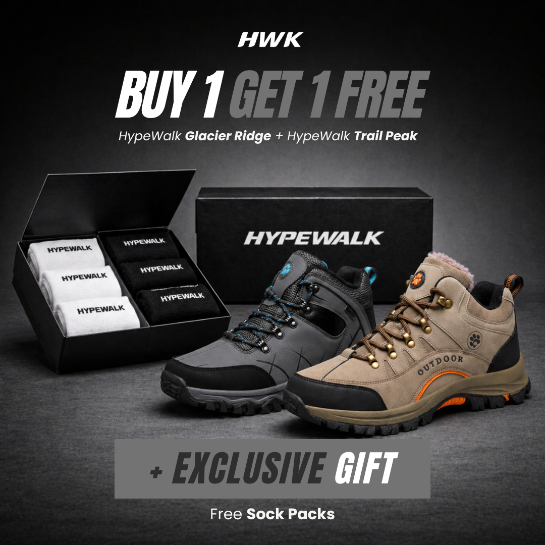 HypeWalk Glacier Ridge + Trail Peak - Buy 1 Get 1 FREE