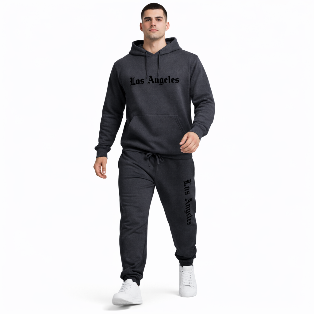 HypeWalk - Printed Sweatshirt and Pants Set Virel Motion