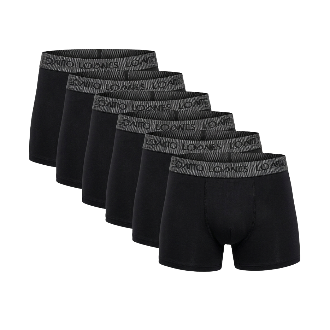 HypeWalk - 6 Piece Cotton Boxer Briefs Set Core Virel