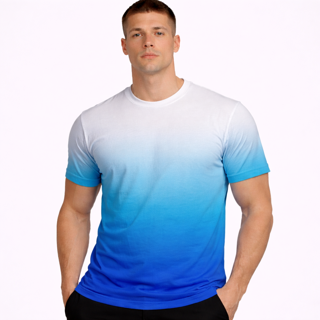 HypeWalk - Gradient Crewneck T-Shirt Nova Fade