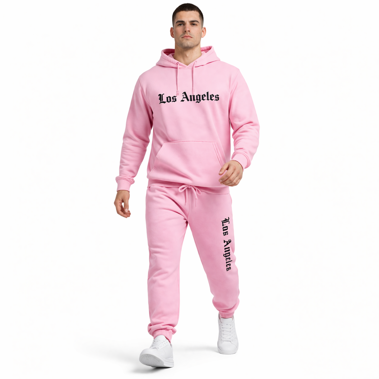 HypeWalk - Printed Sweatshirt and Pants Set Virel Motion