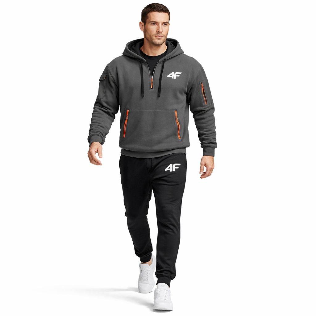 HypeWalk - Hooded Zip Running Tracksuit Set Aether Guard