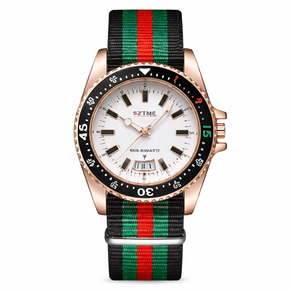 HypeWalk - Modern Nylon Strap Watch Chrona Virel