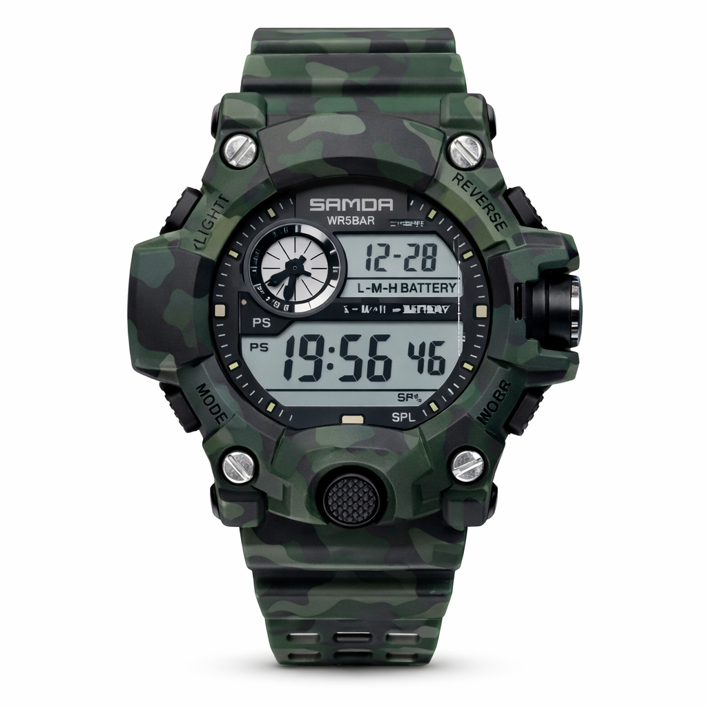 HypeWalk - Camouflage Digital Watch Virex Shadow