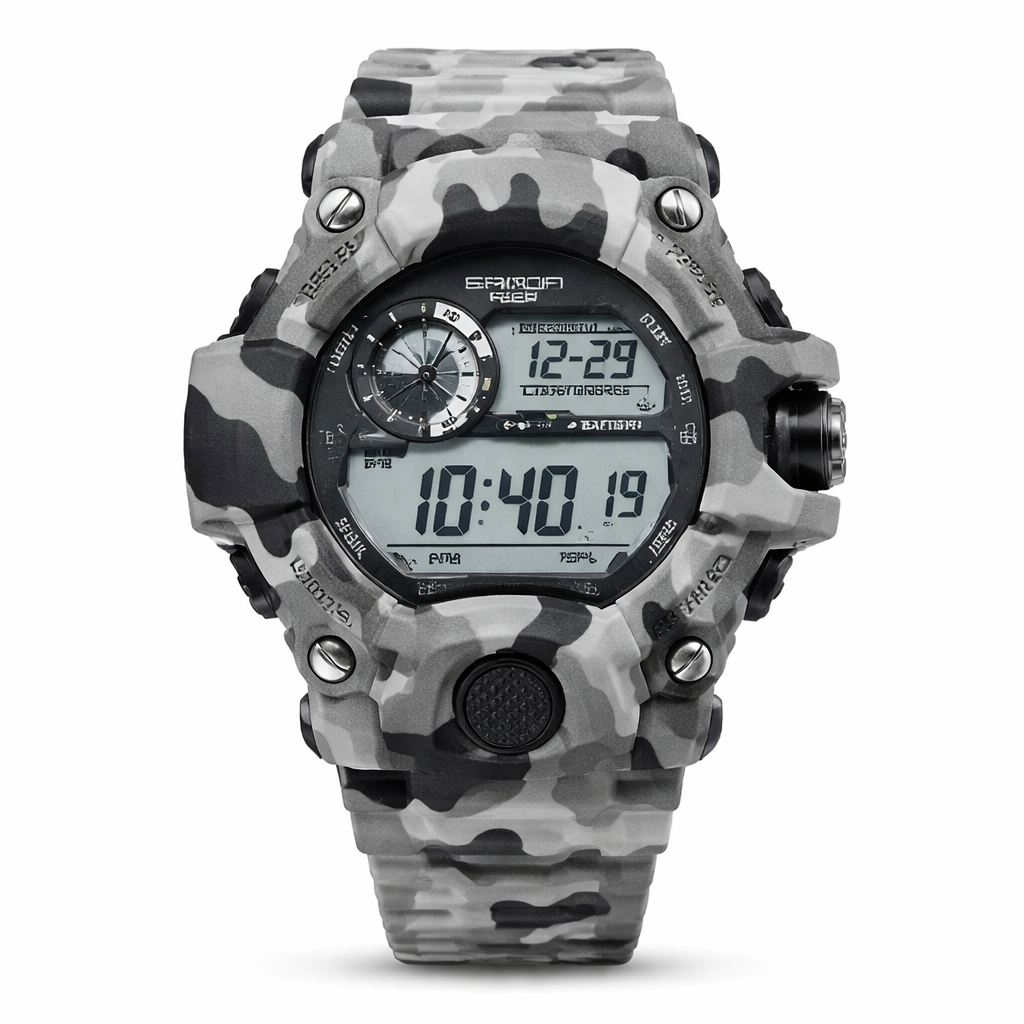 HypeWalk - Camouflage Digital Watch Virex Shadow