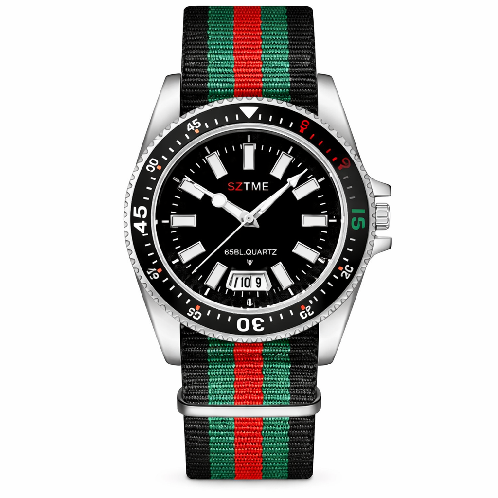 HypeWalk - Modern Nylon Strap Watch Chrona Virel