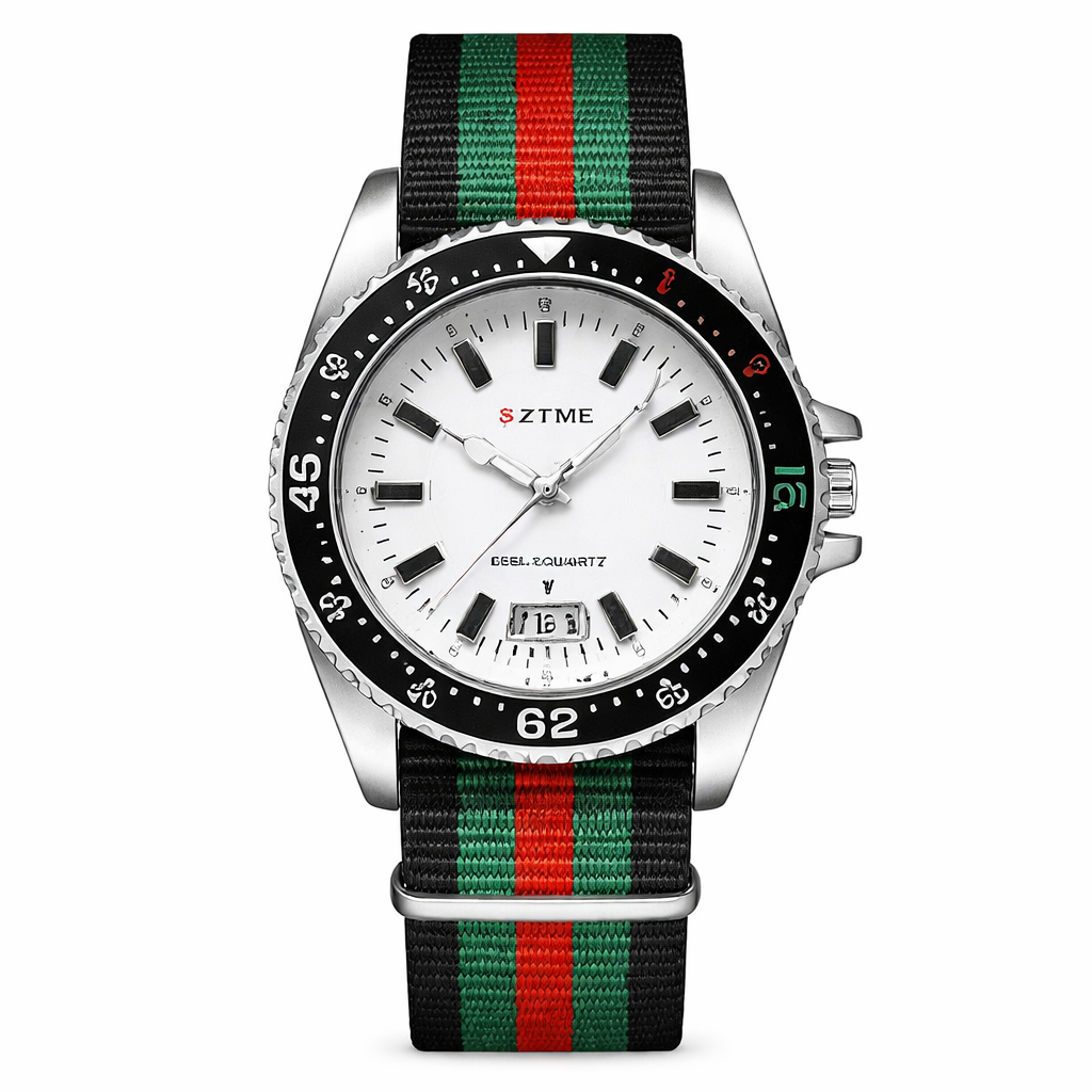 HypeWalk - Modern Nylon Strap Watch Chrona Virel