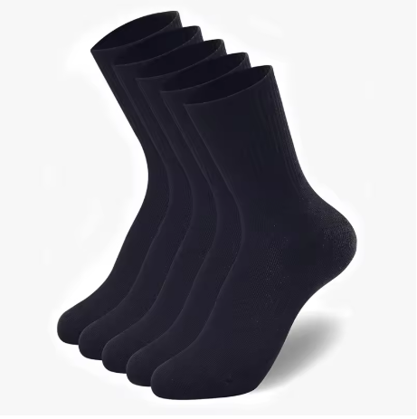 HypeWalk 5-Pair Streetwear Cotton Socks Set Urban Core