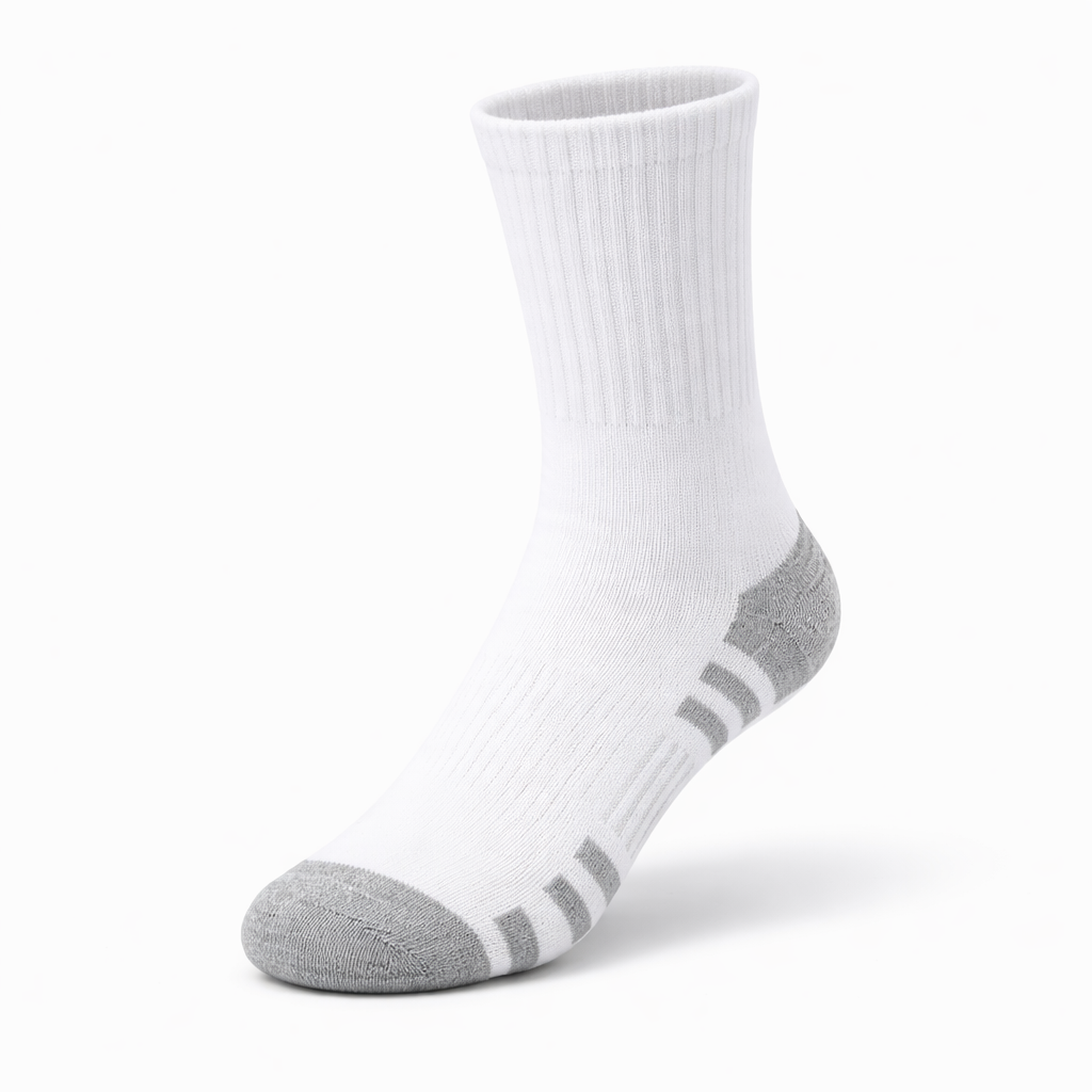 HypeWalk - 10-Pair Mid-Calf Sport Socks Set Core Stride