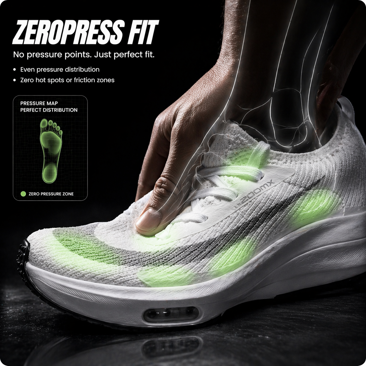HypeWalk ZeroG Runner + Free Sock Pack