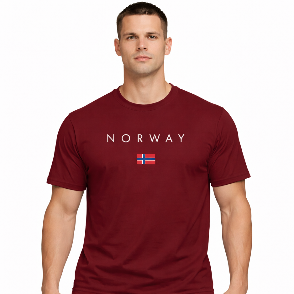 HypeWalk - Norway Print T-Shirt Virel Nordic