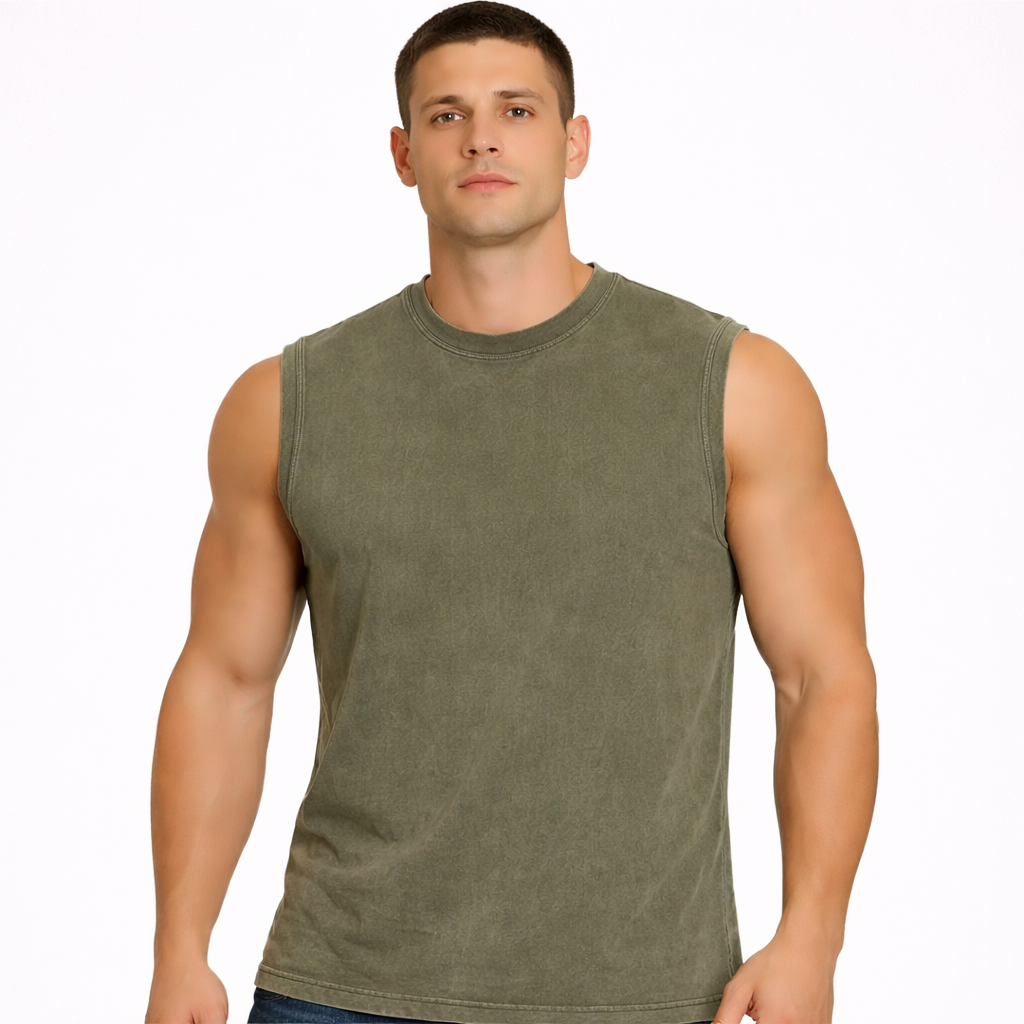 HypeWalk - Washed Cotton Tank Top Virel Motion