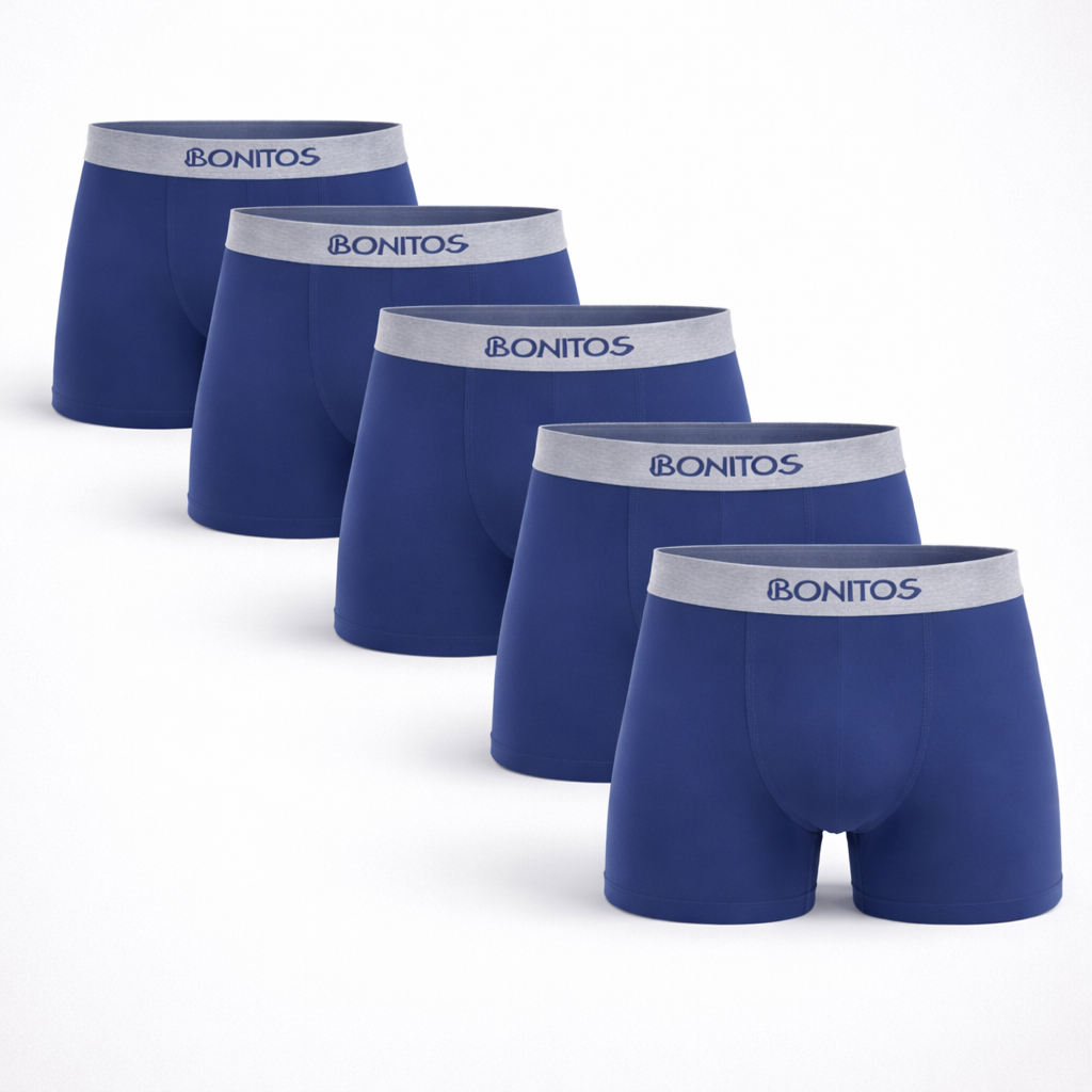 HypeWalk - 5 Piece Classic Cotton Boxer Briefs Set Prime Virel