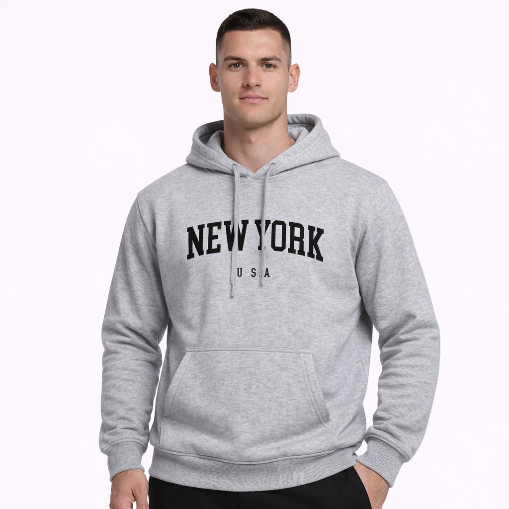 HypeWalk - Printed Hooded Sweatshirt Nova Echo