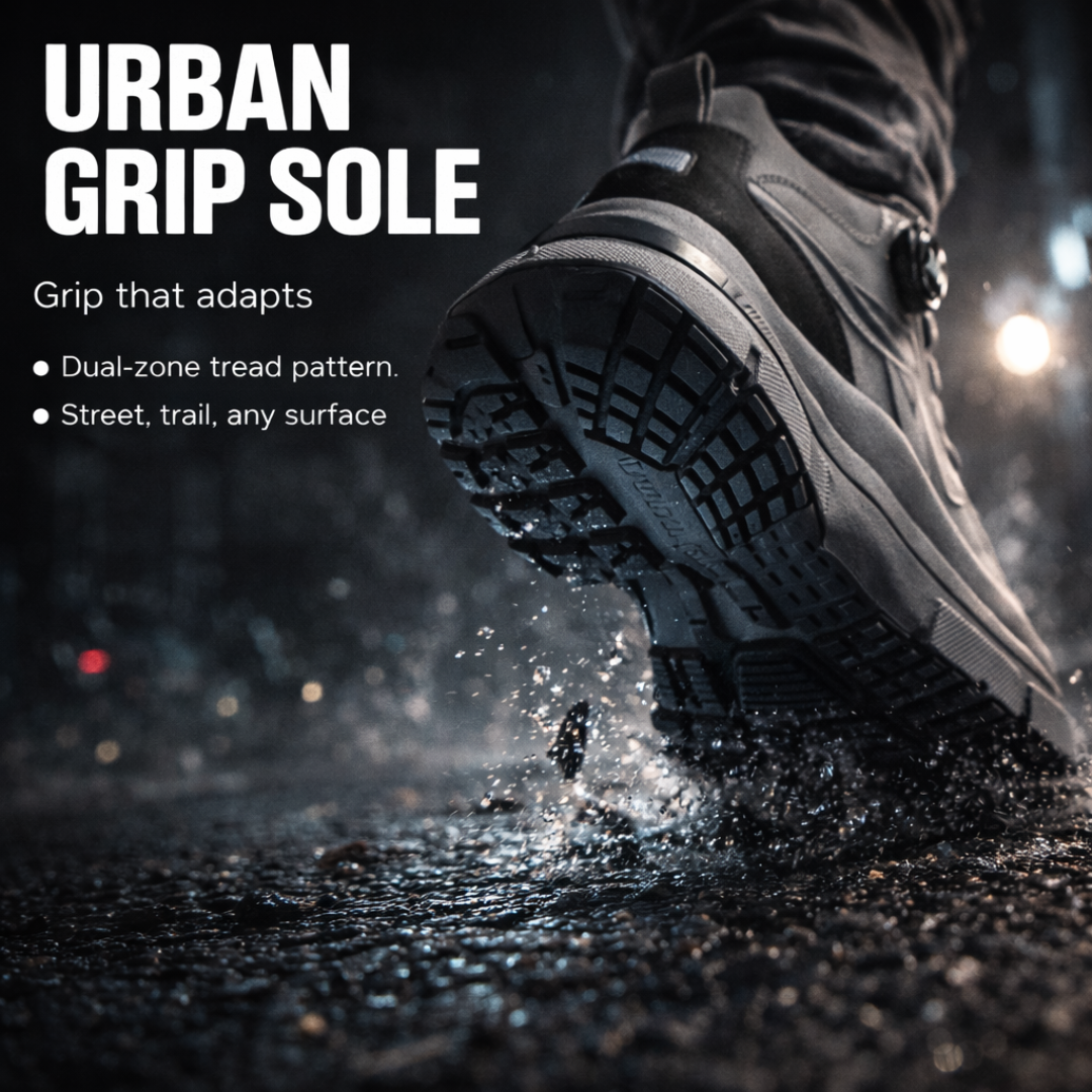 HypeWalk Tactical Gray + Free Sock Pack
