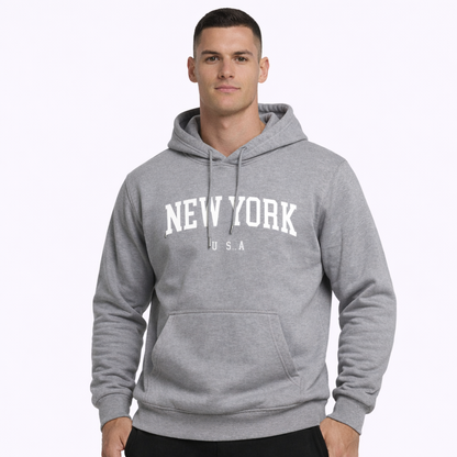 HypeWalk - Printed Hooded Sweatshirt Nova Echo