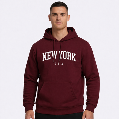 HypeWalk - Printed Hooded Sweatshirt Nova Echo