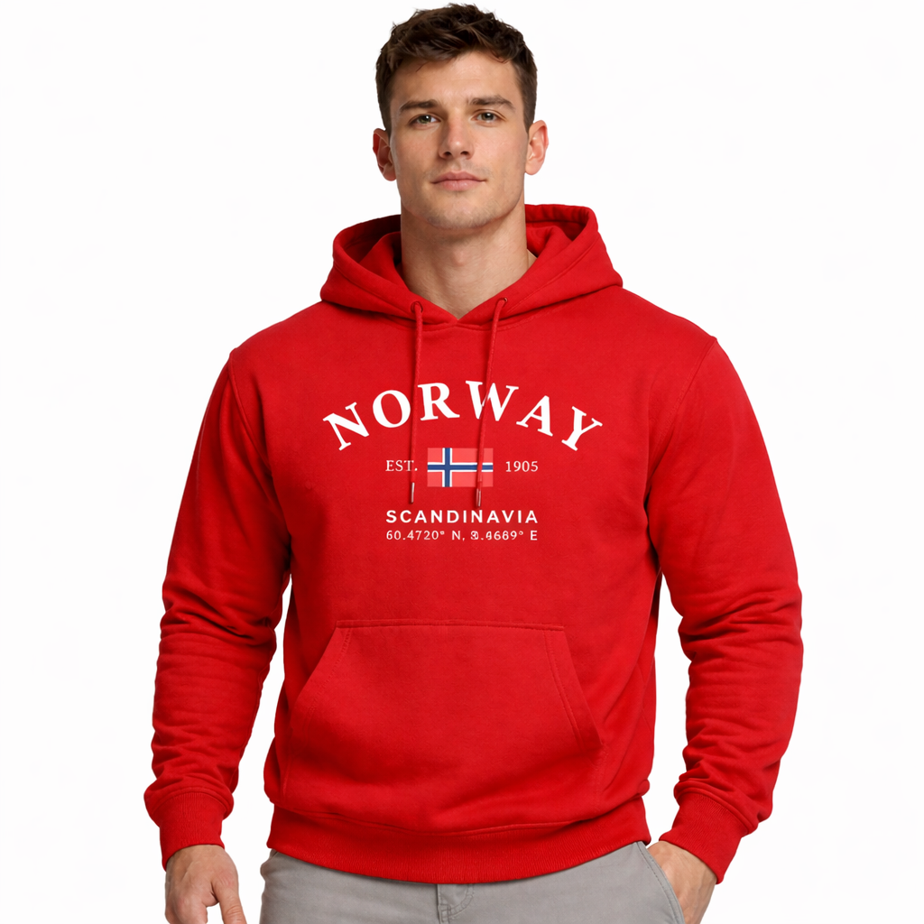 Hypewalk - Noru Printed Hooded Sweatshirt Noru Virel