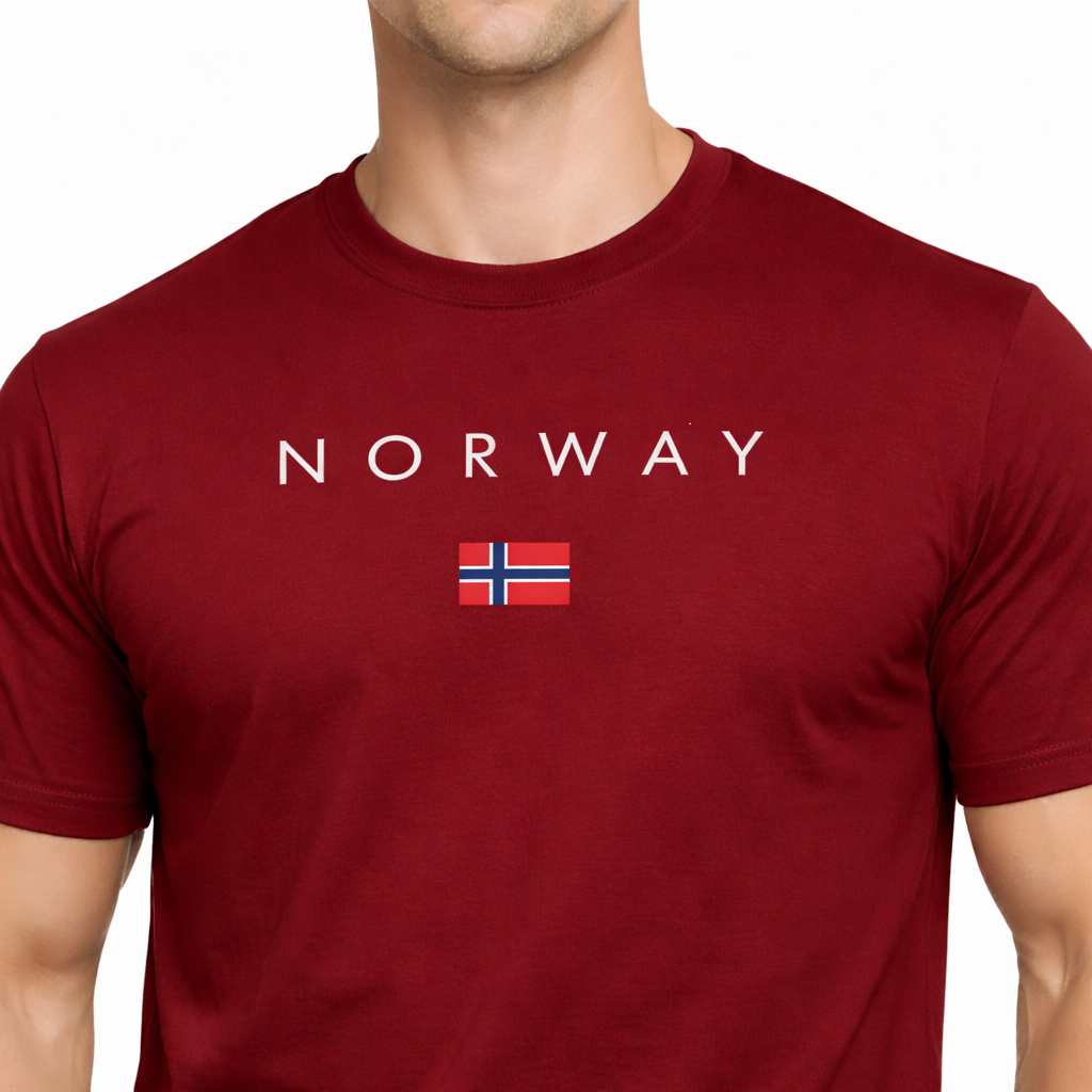 HypeWalk - Norway Print T-Shirt Virel Nordic
