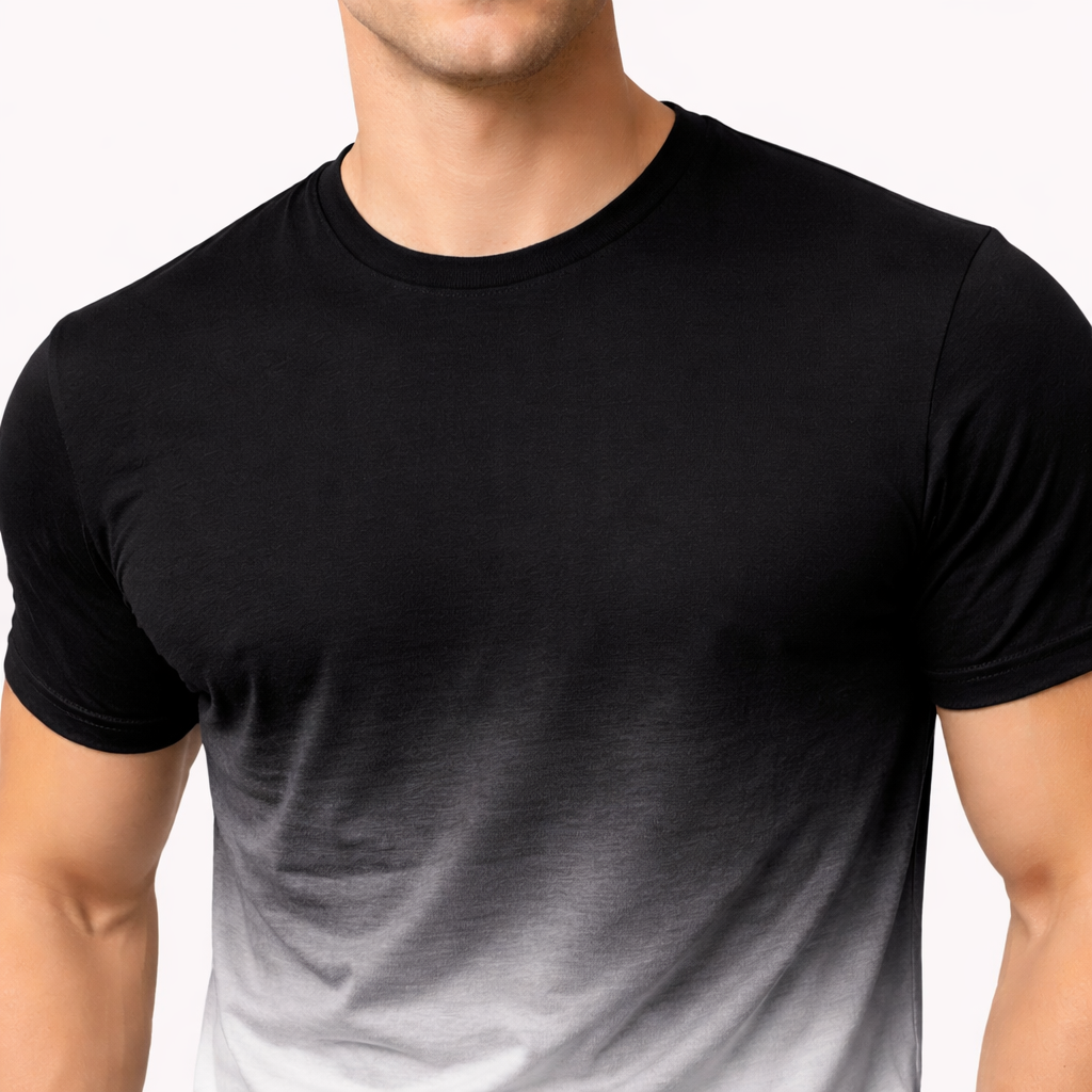 HypeWalk - Gradient Crewneck T-Shirt Nova Fade