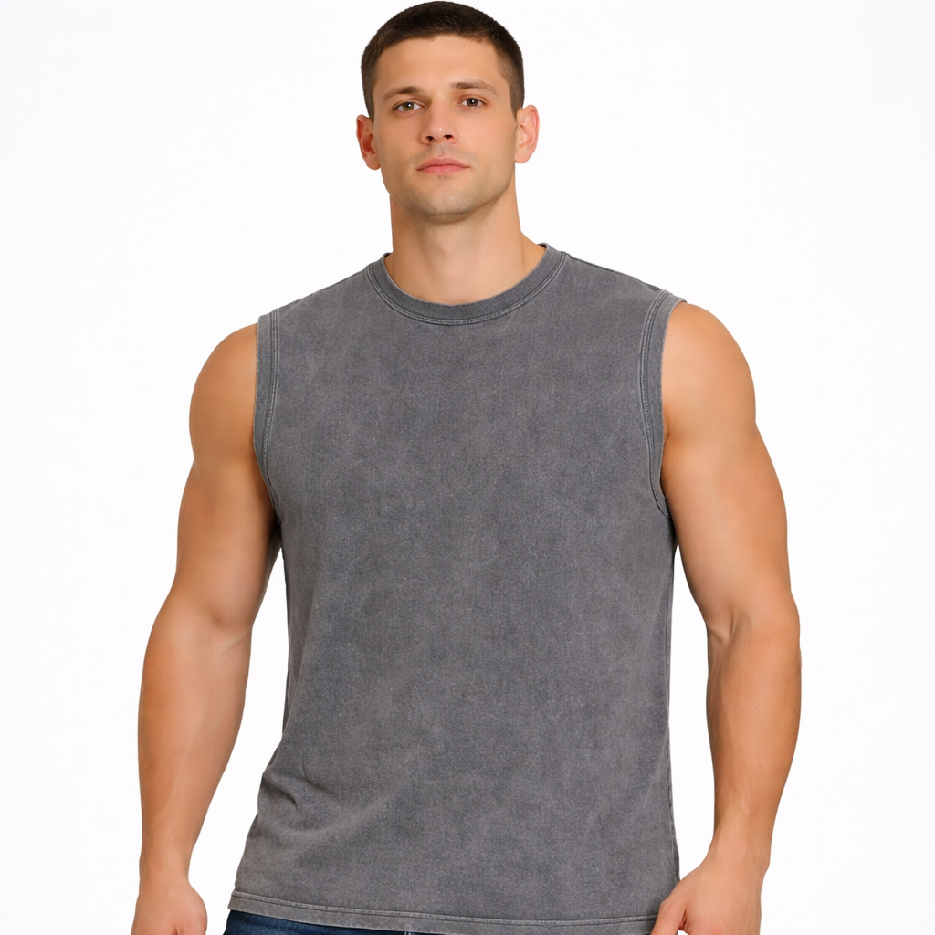 HypeWalk - Washed Cotton Tank Top Virel Motion