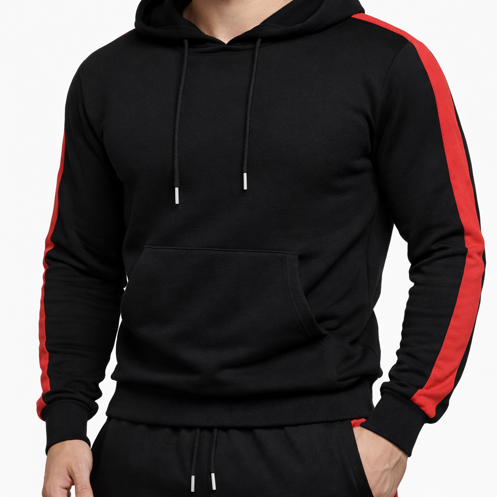 HypeWalk - Two-Piece Color Block Sweat Set Stride Nova