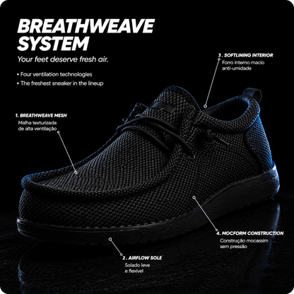 HypeWalk Casual Moc + Free Sock Pack