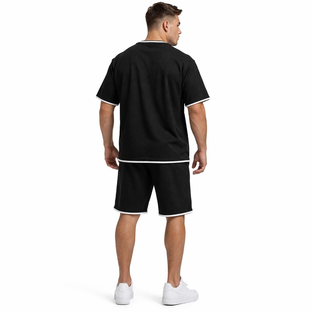 HypeWalk - Modern Shorts and T-Shirt Set Nova Drift