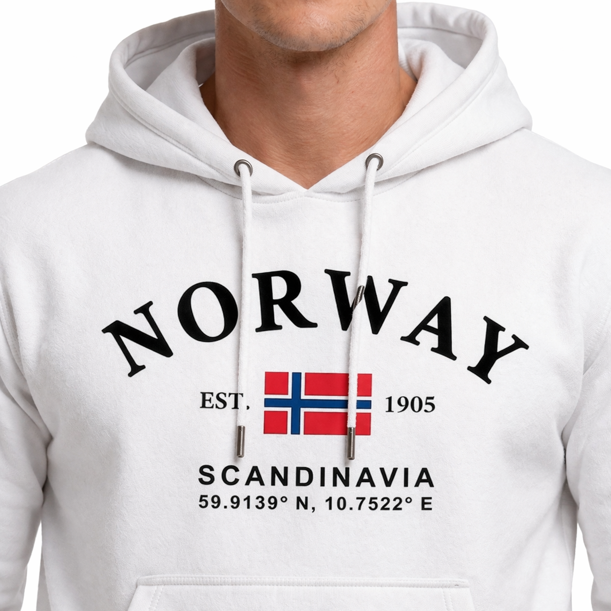 Hypewalk - Noru Printed Hooded Sweatshirt Noru Virel