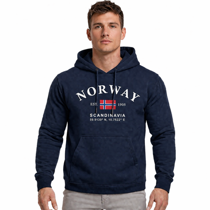 Hypewalk - Noru Printed Hooded Sweatshirt Noru Virel