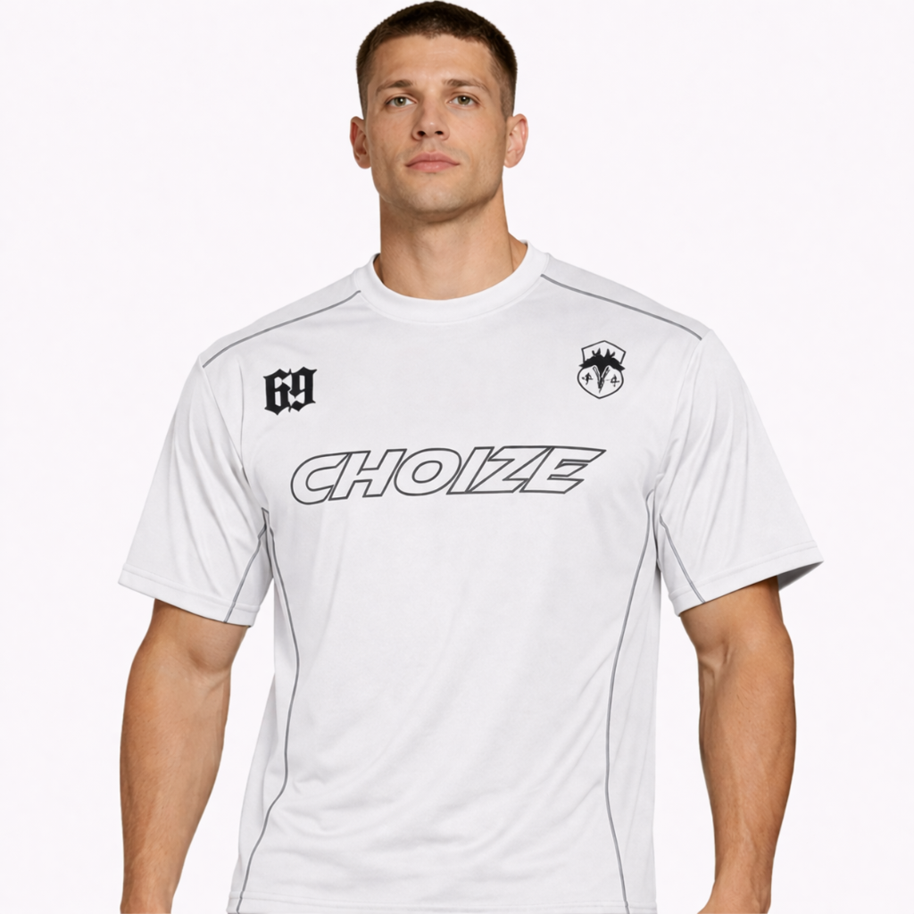 HypeWalk - Letter Print Crewneck T-Shirt Virel Core