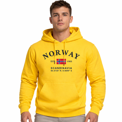 Hypewalk - Noru Printed Hooded Sweatshirt Noru Virel
