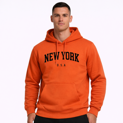 HypeWalk - Printed Hooded Sweatshirt Nova Echo