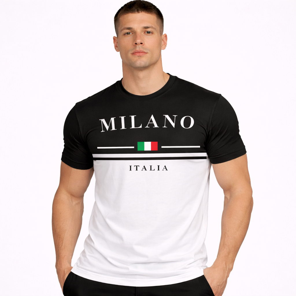 HypeWalk - 3D Letter Print T-Shirt Milano Virel