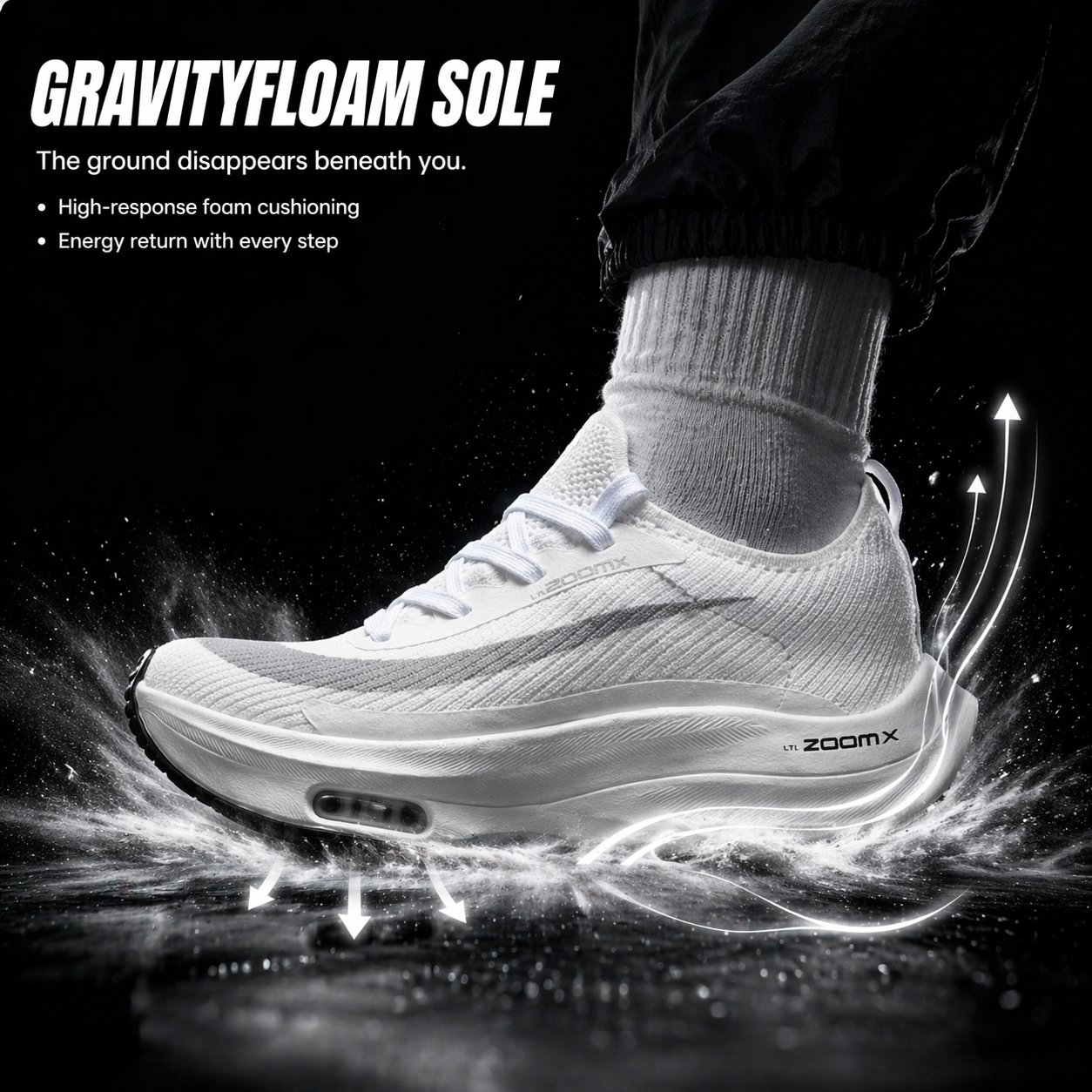 HypeWalk ZeroG Runner + Free Sock Pack