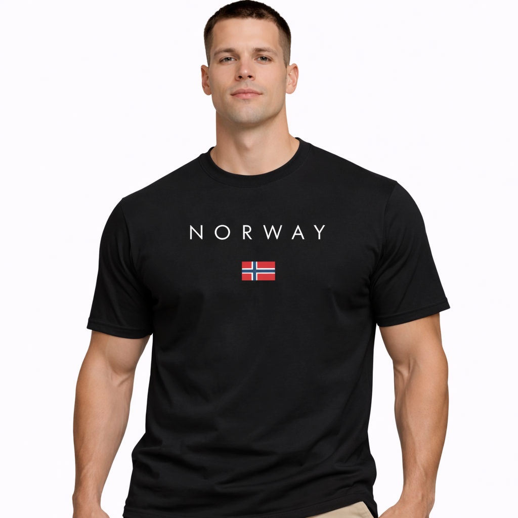 HypeWalk - Norway Print T-Shirt Virel Nordic