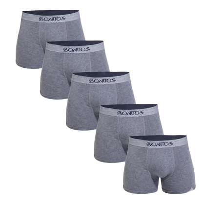 HypeWalk - 5 Piece Classic Cotton Boxer Briefs Set Prime Virel