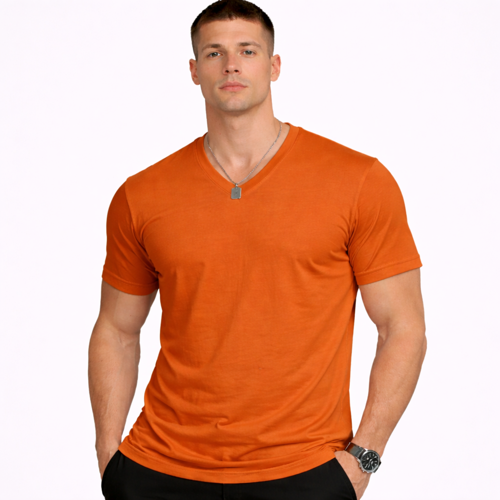 HypeWalk - Casual V-Neck T-Shirt Virel Ease