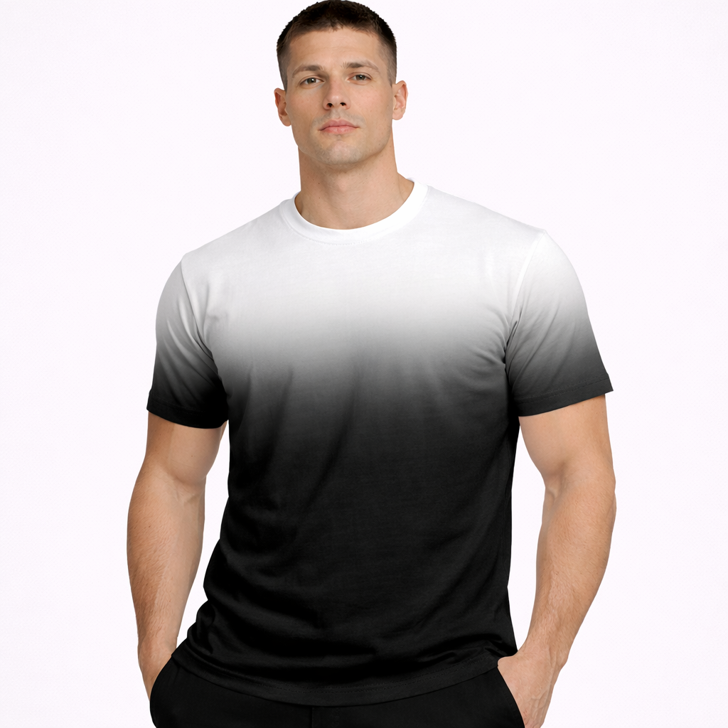 HypeWalk - Gradient Crewneck T-Shirt Nova Fade