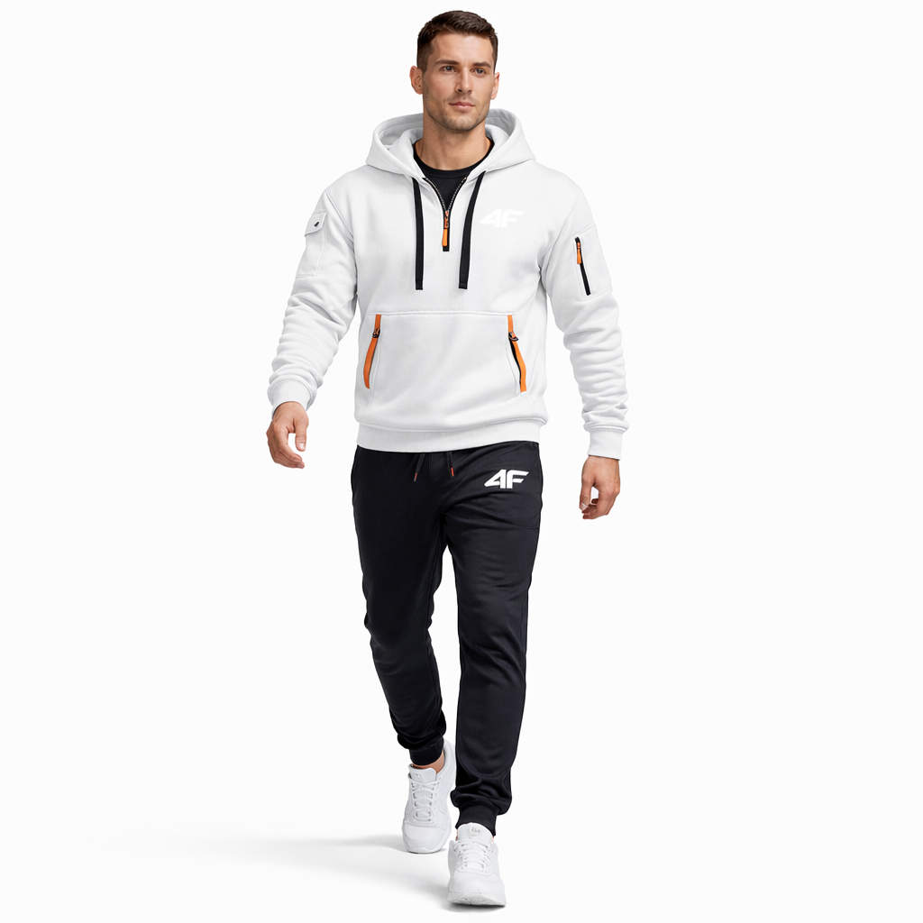 HypeWalk  - Hooded Zip Running Tracksuit Set Aether Guard