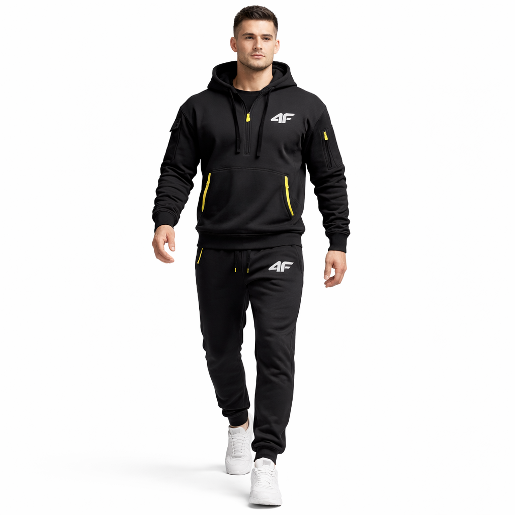 HypeWalk  - Hooded Zip Running Tracksuit Set Aether Guard