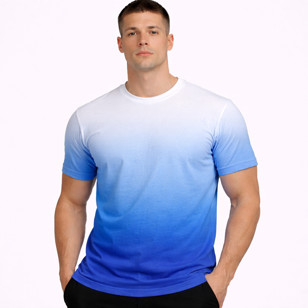 HypeWalk - Gradient Crewneck T-Shirt Nova Fade