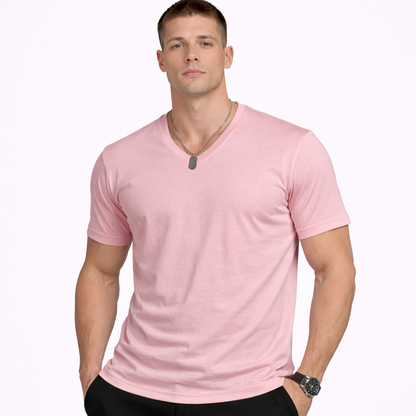 HypeWalk - Casual V-Neck T-Shirt Virel Ease